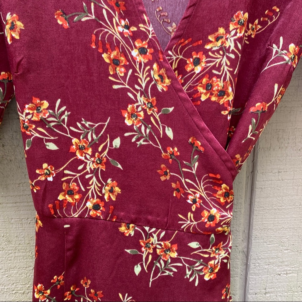 SOLD Lovestitch floral wrap dress women’s - Picture 6 of 9